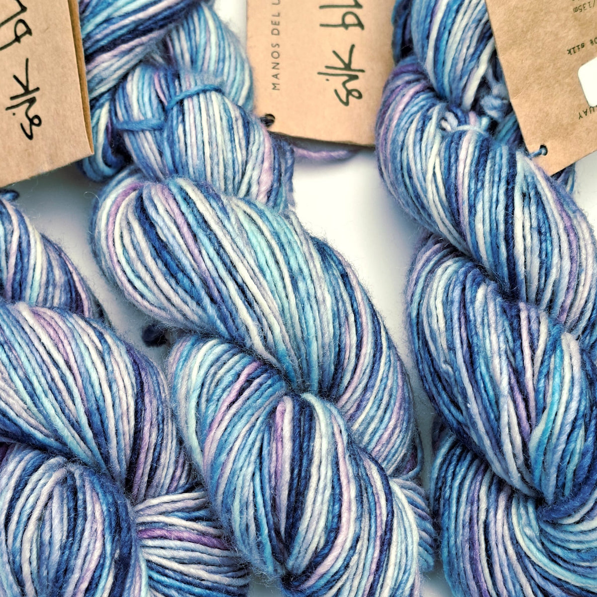 Manos del Uruguay | 8 Ply Silk Merino Blend Yarn 50g | Bluejay