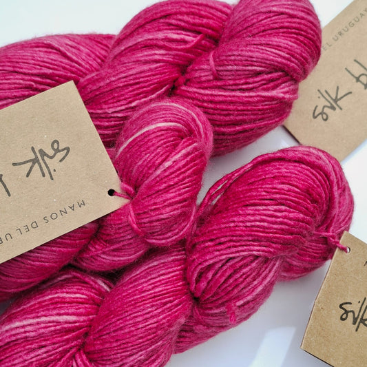 Manos del Uruguay | 8 Ply Silk Merino Blend Yarn 50g | Cactus Flower