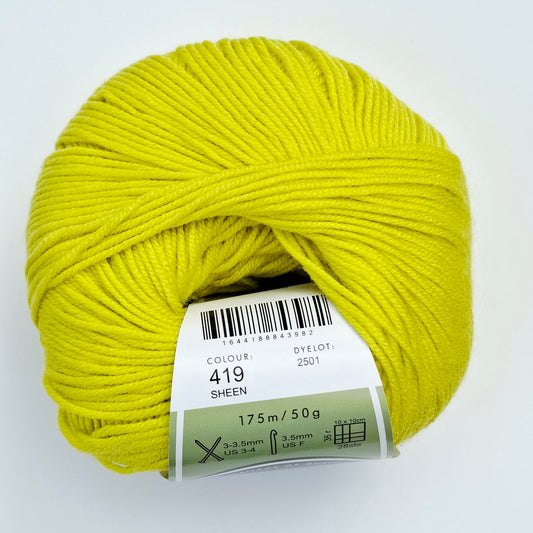 Morris & Sons Empire Wool 4 Ply - Sheen | Superfine Merino