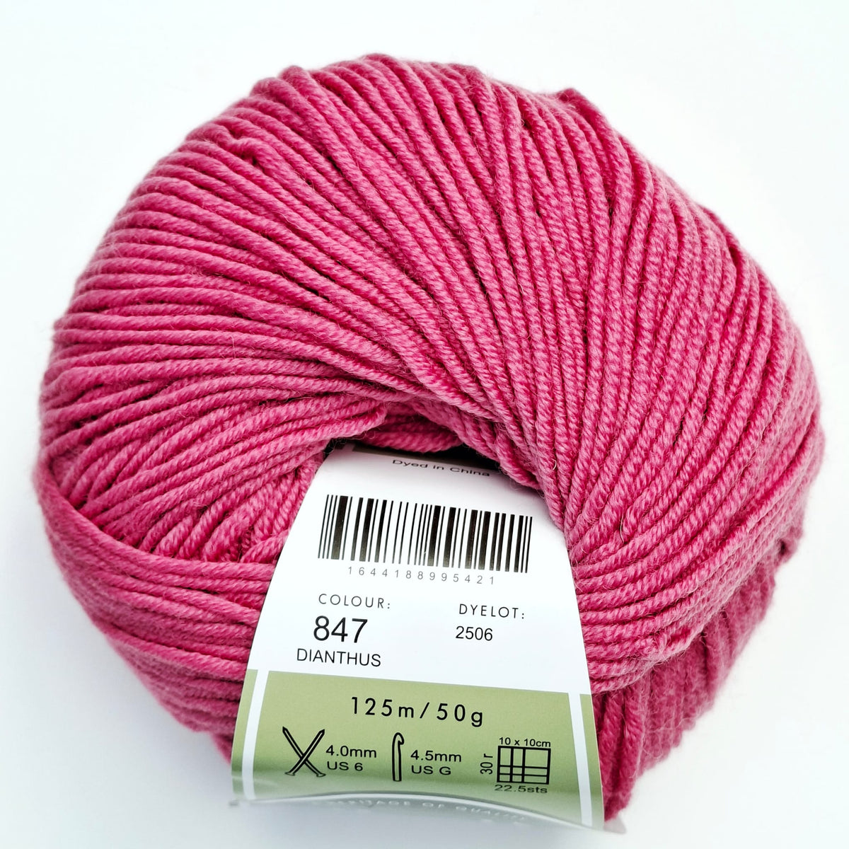 Morris & Sons Empire Wool 8 Ply - Dianthus | Superfine Merino