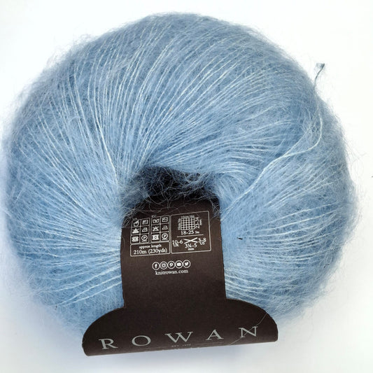 Rowan Yarns | Kidsilk Haze Mohair & Silk Lace Yarn | Sky