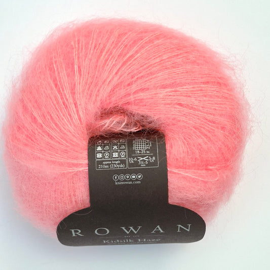 Rowan Yarns | Kidsilk Haze Mohair & Silk Lace Yarn | Watermelon