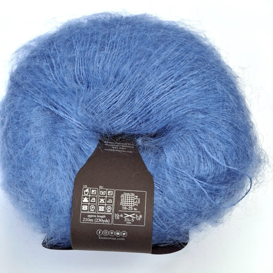 Rowan Yarns | Kidsilk Haze Mohair & Silk Lace Yarn | Bluebell