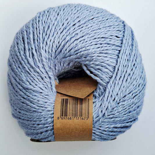Fibra Natura Papyrus | 8 Ply Cotton & Silk Yarn 50g | Cornflower Blue 229-14