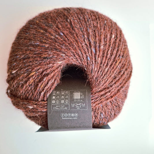 Rowan Yarns | Felted Tweed Wool & Alpaca 8 Ply | Barn Red