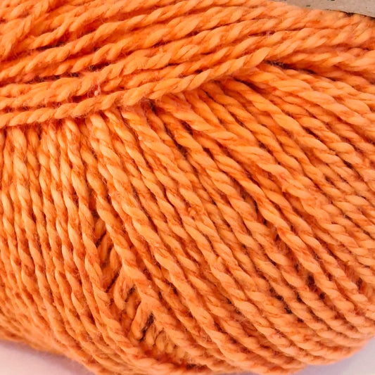 Fibra Natura Papyrus | 8 Ply Cotton & Silk Yarn 50g | Citrus Orange 229-31