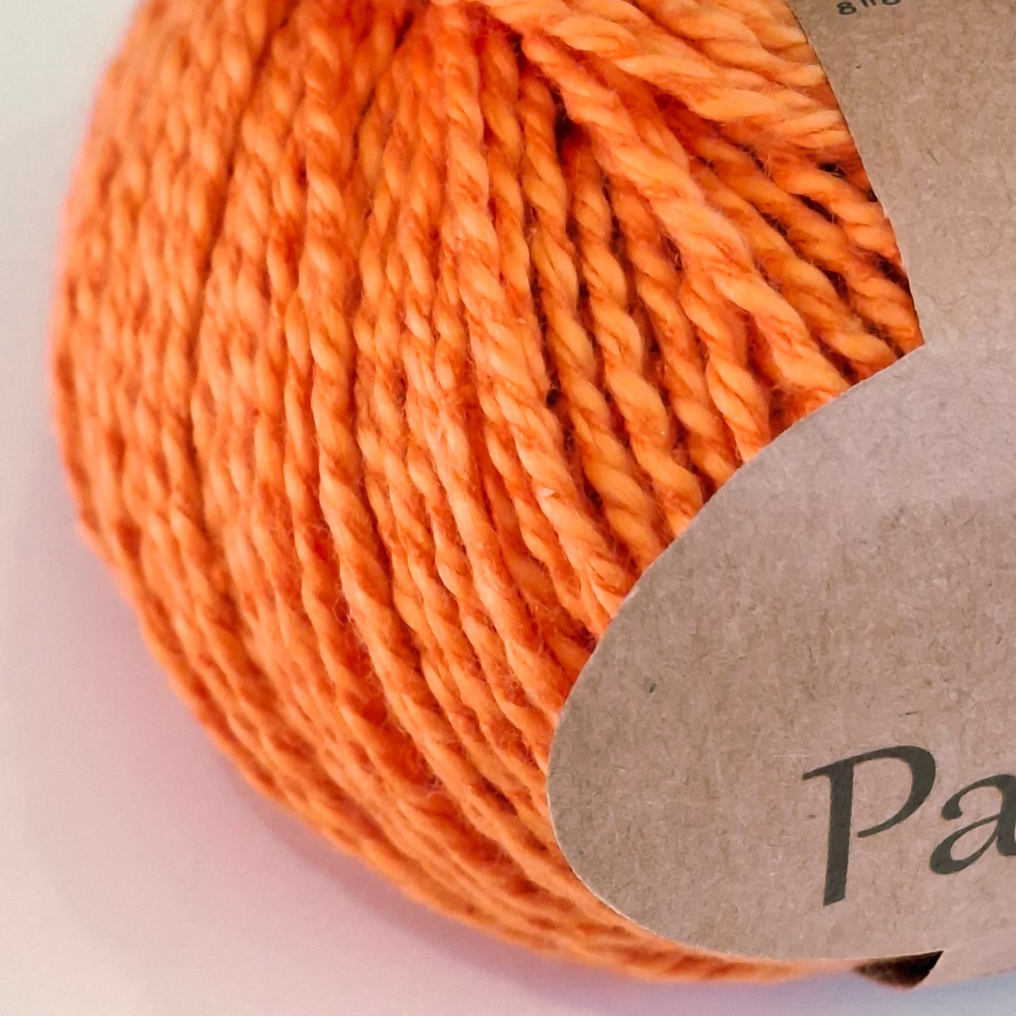 Fibra Natura Papyrus | 8 Ply Cotton & Silk Yarn 50g | Citrus Orange 229-31