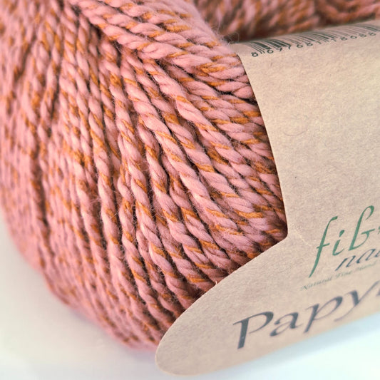 Fibra Natura Papyrus | 8 Ply Cotton & Silk Yarn 50g | Terracotta 229-27