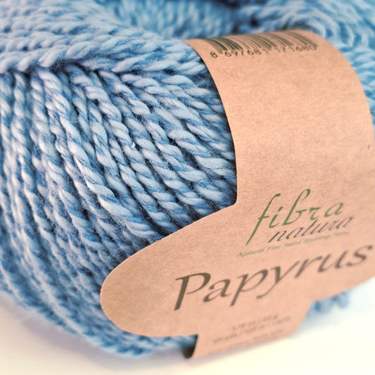 Fibra Natura Papyrus | 8 Ply Cotton & Silk Yarn 50g | Sky Blue 229-15