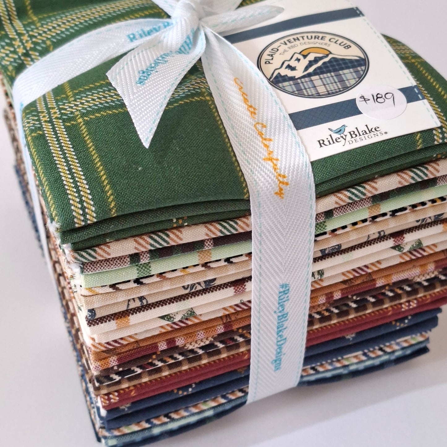 Plaid Venture Fat Quarters Fabric Bundle of 27 | Riley Blake Designs