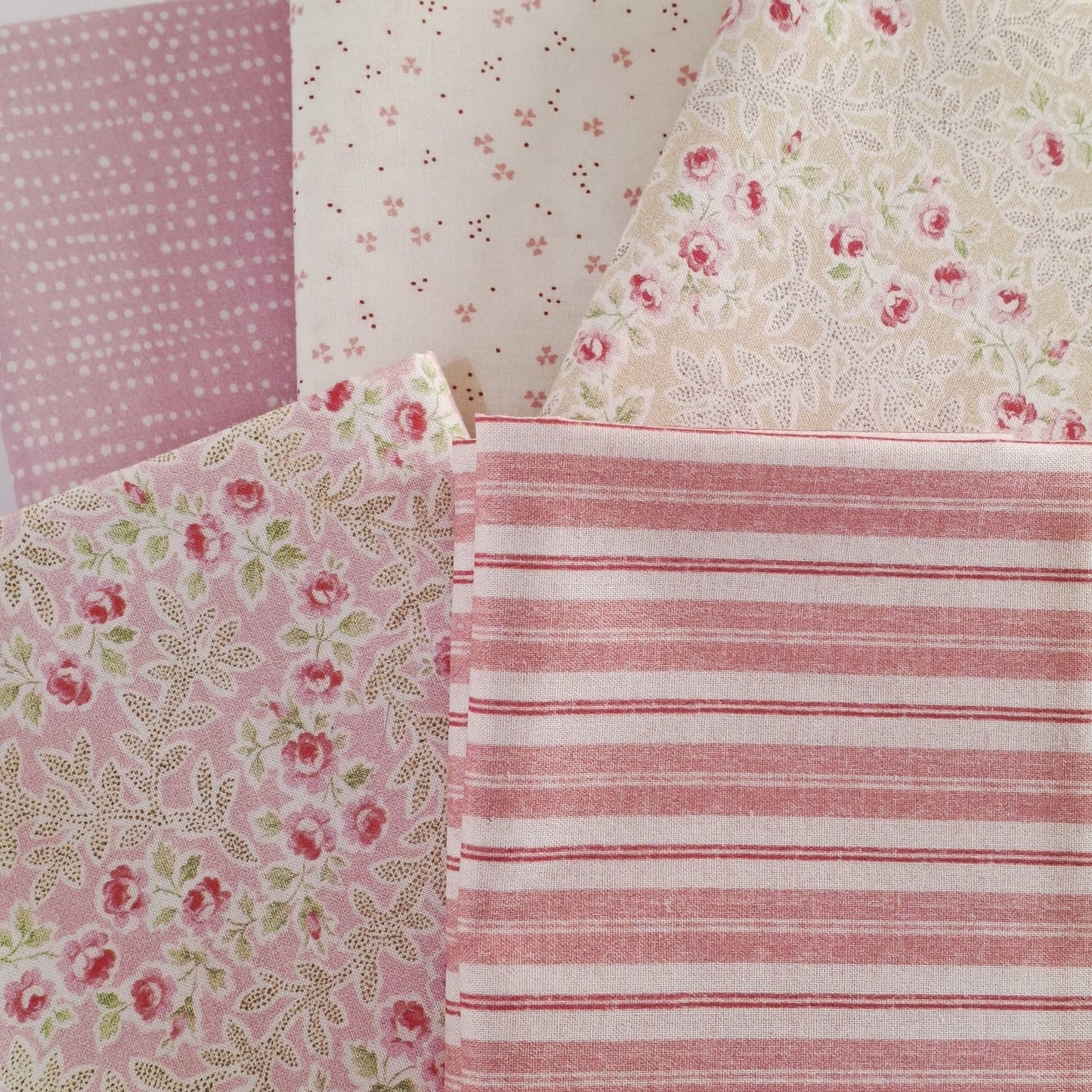 Soft Pinks & Florals 5 x Half Metre Bundle