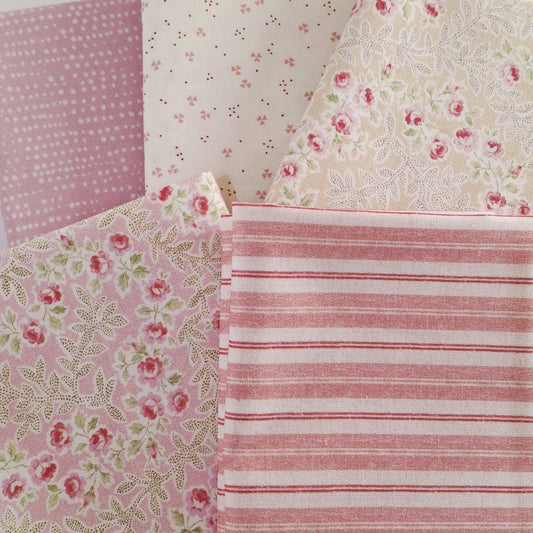Soft Pinks & Florals 5 x Half Metre Bundle