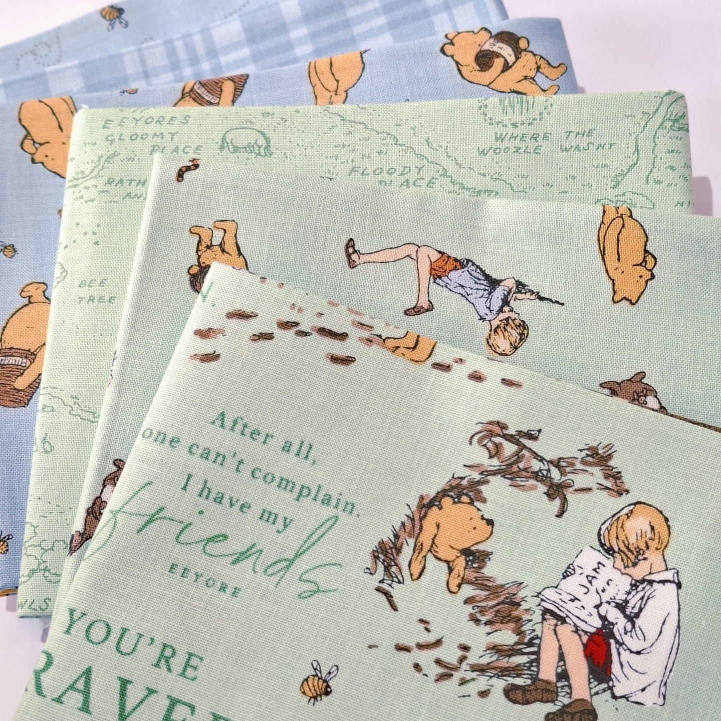 Winnie the Pooh Fat Quarter Bundle of 6 | Riley Blake Designs