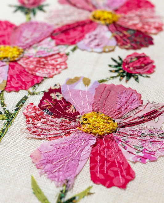 Wattle & Loop Slow Stitching Kit - Cosmos | with Liberty Fabrics