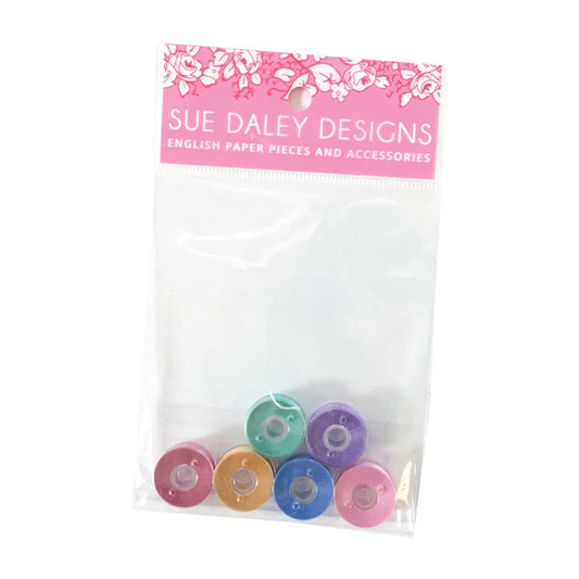 Sue Daley Wonderfil Bobbins 80wt Invisible Thread (6 Pack)