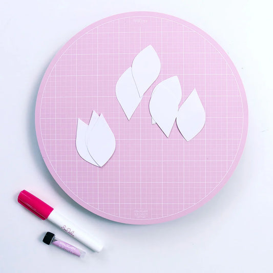 Rotating Cutting Mat 10" (Self Healing with Gridlines) by Sue Daley