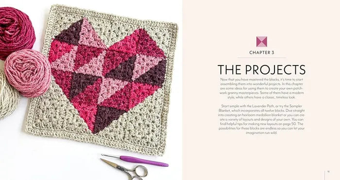 Patchwork Granny Square Blankets