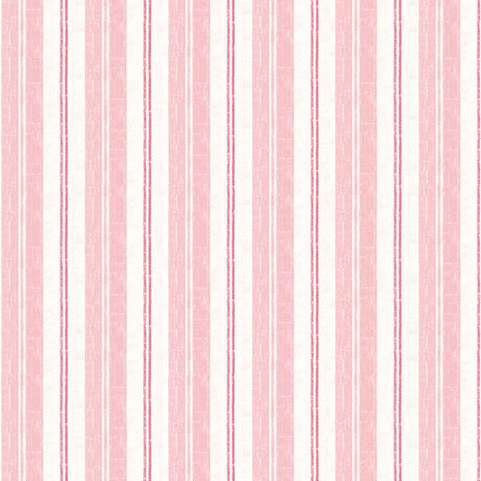 Yours Truly | Rustic Pink Stripe | Cotton | 25cm