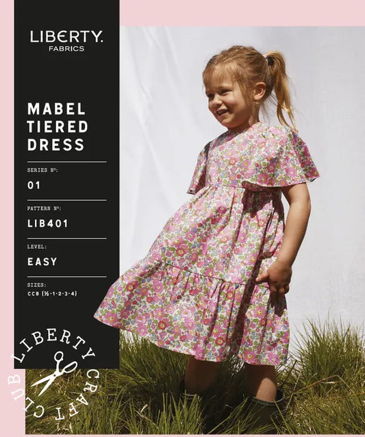 Liberty Fabrics Pattern | Mabel Tiered Girl's Dress
