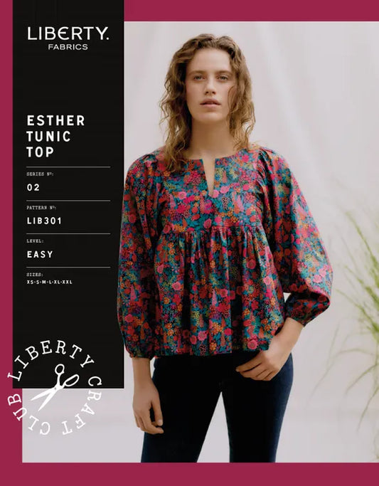 Liberty Fabrics Pattern | Ester Tunic Top XS - XXL