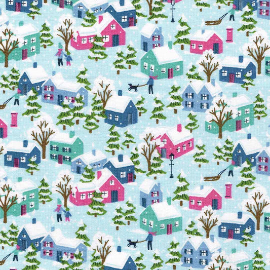 Liberty Lasenby | Festive Greetings | Festive Village C | 25cm