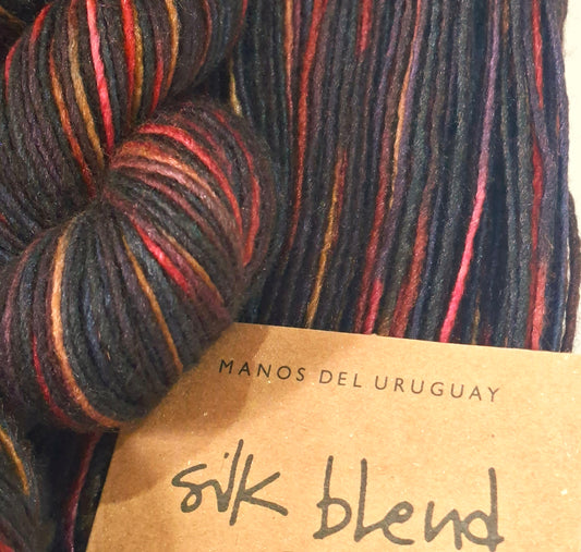Manos del Uruguay | 8 Ply Silk Merino Blend Yarn 50g | Lava
