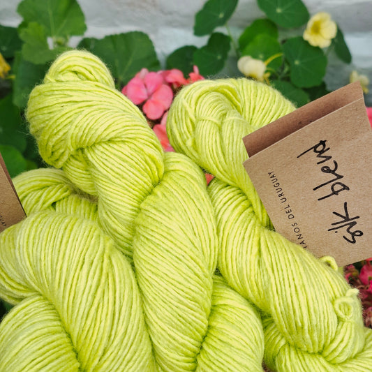 Manos del Uruguay | 8 Ply Silk Merino Blend Yarn 50g | Chartreuse