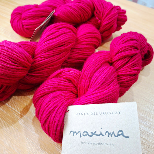 Manos del Uruguay | Maxima  - Extrafine Merino | 10 Ply (Aran) 100g | Beet