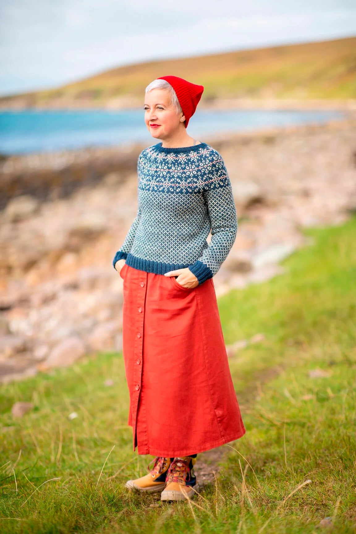 Allover Stranded Colourwork Knitting